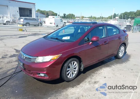 2012 Honda Civic Ex from USA, damaged, VIN 2HGFB2F84CH534780